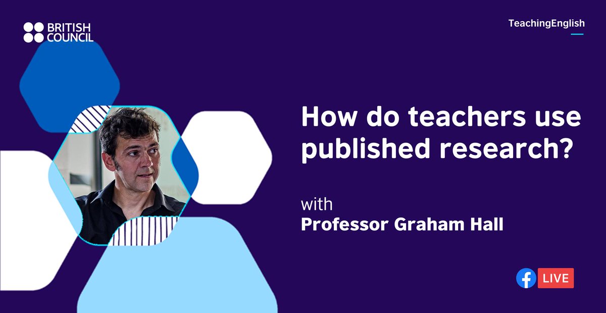 Calling all teachers and teacher educators! Join us for an interactive discussion with Prof Graham Hall from Northumbria University on Wednesday 3 July from 12:00pm GMT.
Join the live event here: facebook.com/events/4338004…

👇 Tag a colleague ! 

#EnglishConnectsSSA
#BCCESSA