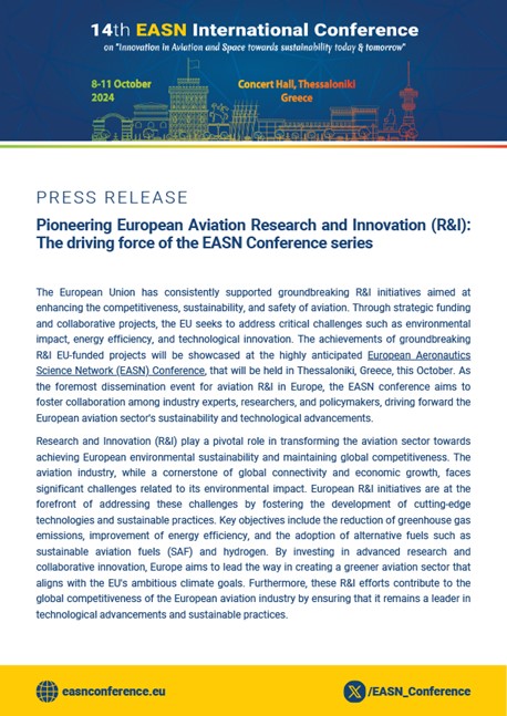 EASN International Conferences tweet media