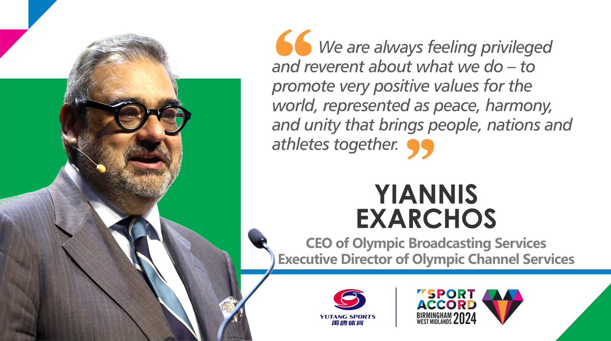 At #Paris2024, a great number of innovations on media broadcasting will work on the basis of #AI, supporting media broadcasters like OBS to better promote very positive values for the world.
Read our full interview with <a href="/YiannisExarchos/">Yiannis</a>, CEO of OBS➡️en.ytsports.cn/news-5282.html
