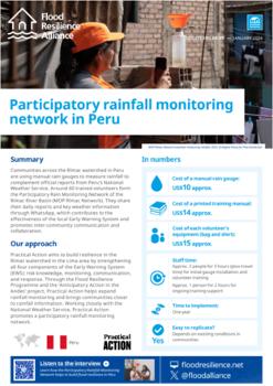 The <a href="/floodalliance/">ZCRAlliance</a>’s ‘Solutions’ series aims to share local learnings from best practices related to saving lives and livelihoods, and to improve outreach and impact of resilience-enhancing practices at the global level.

Take a look here: floodresilience.net/solutions/