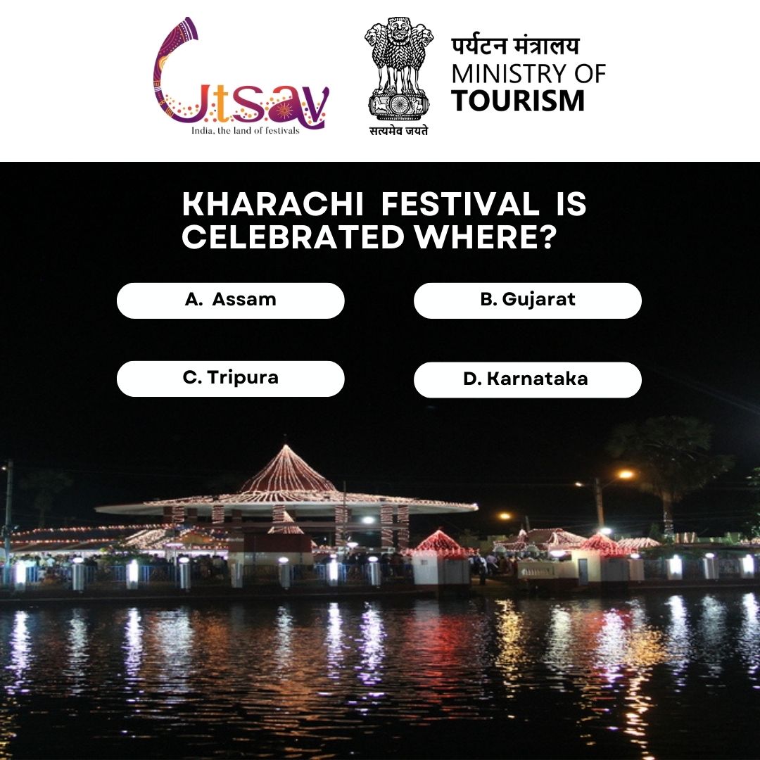Utsav_Tourism's tweet image. Test your knowledge &amp;amp; learn something new about Festival and Events across with our #Quizzing series

To share the answer for this one , leave a comment below. Do share with your friends for a fun play along!
