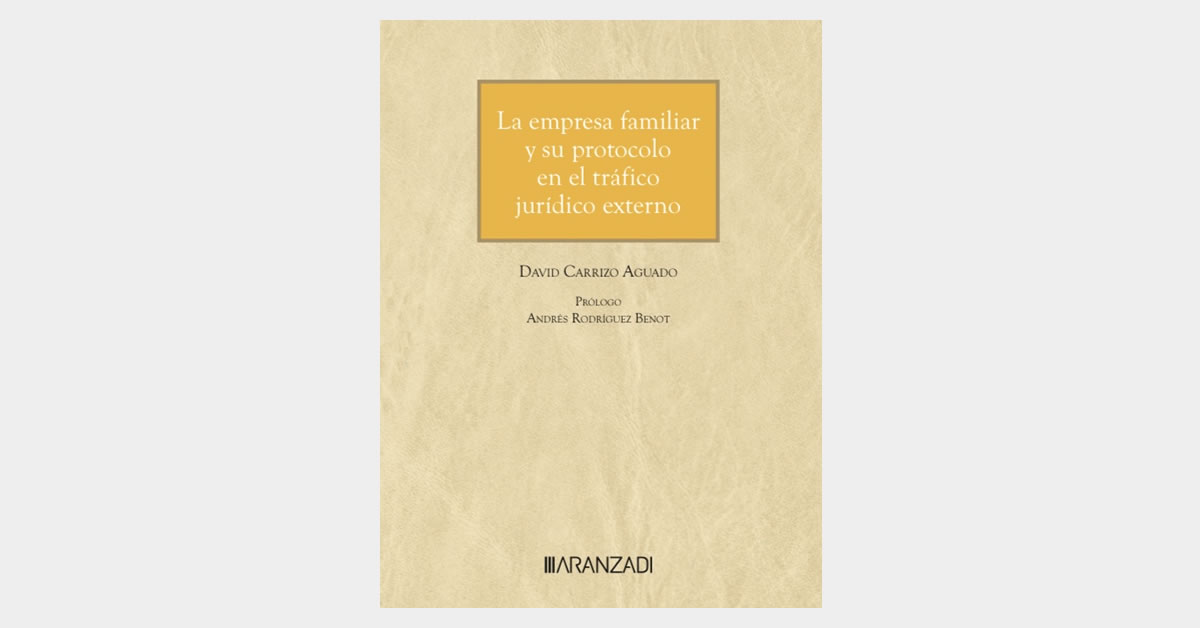 Carrizo Aguado, D., "La empresa familiar y su Protocolo en el tráfico jurídico externo"

📖 aepdiri.org/index.php/las-…

#Aepdiri #DIPr #FamilyFirms #RégimenEconómicoMatrimonial #AcuerdosParasociales #SucesiónMortisCausa