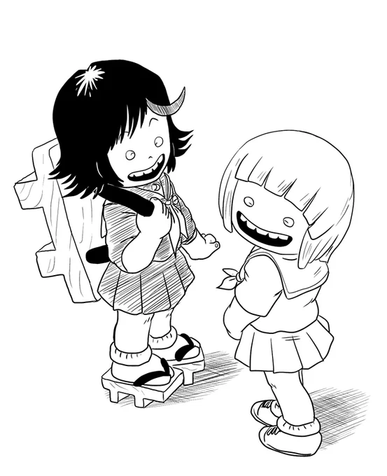 追悼 ヒラメちゃんっぽい絵 