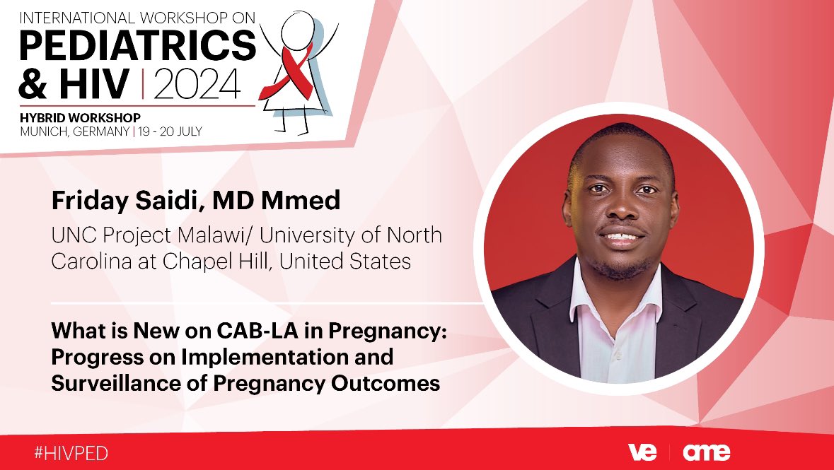 Excited to be speaking at the 16th International Workshop on Pediatrics &amp; HIV from 19-20 July 2024 in Munich, Germany!
 
Join the Discussion on What is New on Cabotegravir (CAB-LA) in Pregnancy: Progress on Implementation and Surveillance of Pregnancy Outcomes #HIVPED
