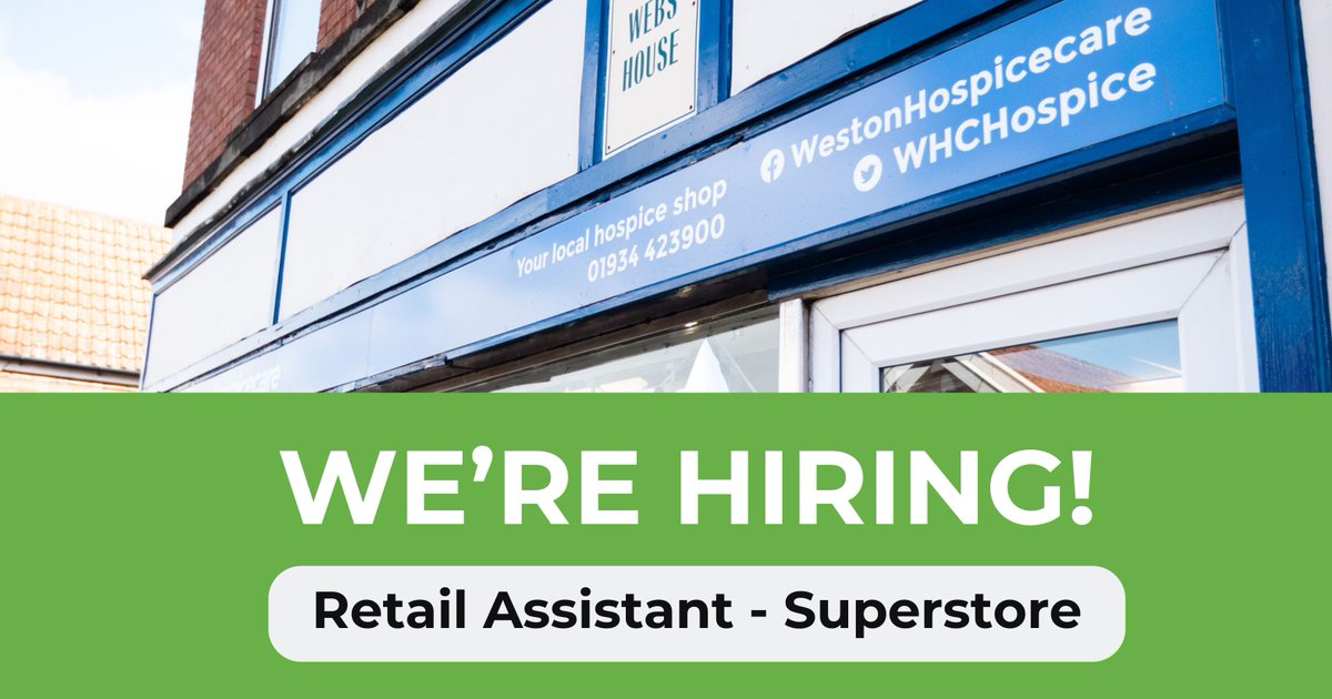 Join our team and make a difference! We're seeking dedicated volunteers to help at our Superstore.

Find out more about the job's requirements here: bit.ly/3L01ur4