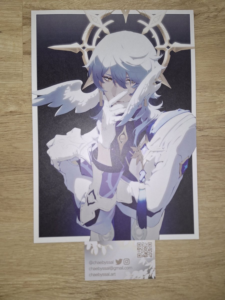 The only art I bought of a male character lmao
Goes to show how well it's drawn!
Thanks for the awesome print <a href="/chaebyssal/">Chae</a> !!