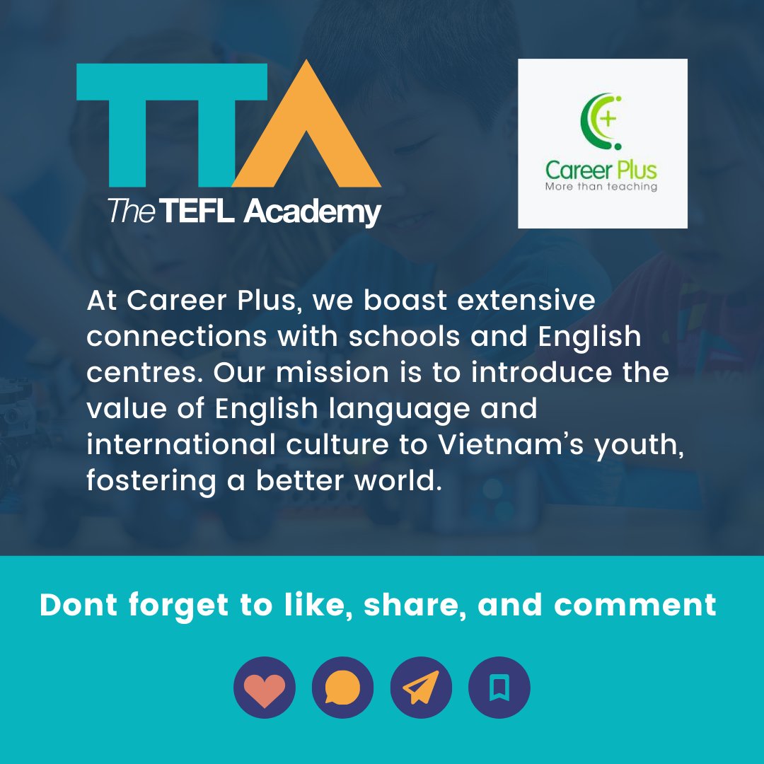TEFLAcademyUK's tweet photo. 📣 Calling all adventure seekers and English speakers! 🌏✈️
Ever dreamed of living in Vietnam? Well, grab your passport because this might be YOUR chance!
Apply now 👉https://t.co/bBBru549jP
#theteflacademy #tefl #teflcourse #teachenglish #englishteacher #onlineteacher https://t.co/uayB3dx11P