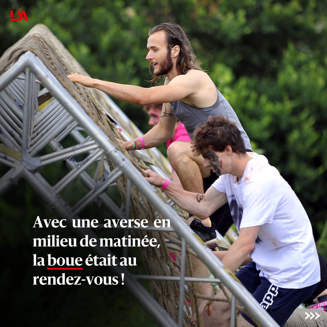 lalsace's tweet photo. Encore une édition déjantée pour la ruée des fadas de #logelheim. Près de 2300 coureurs ont pris les départs de cette course d’obstacles complètement folle sur les rives de l’Ill ! 
#alsace #mulhouse #actu68 #coursedobstacle #animation https://t.co/QbVXL38XMl