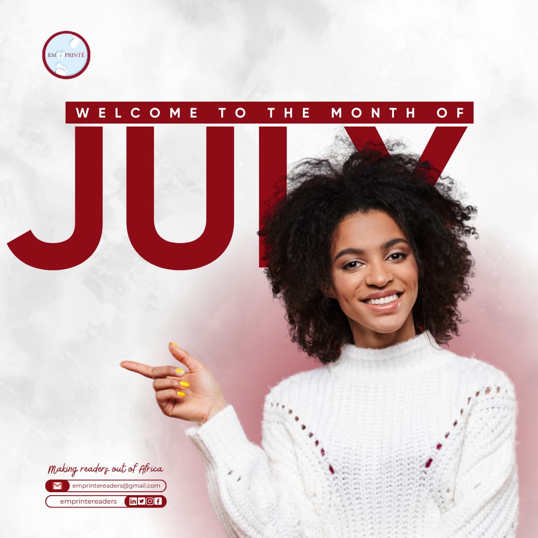 emprintereaders's tweet photo. New month on a Monday? This is your cue to take July seriously👌🕺
Happy new month😎💥
Let's have a productive July!!💃🏻🥳🥳
#NewMonth #July #emprinte https://t.co/9WZsxHF9gc