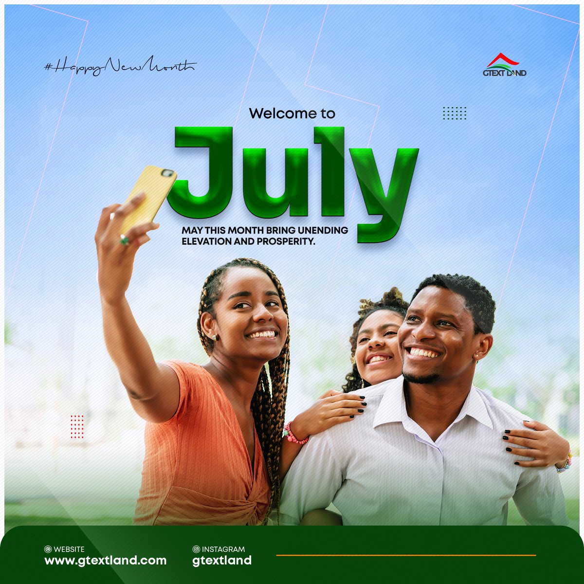 Happy New Month!

May this new month birth new opportunities, and may your hard work turn into amazing achievements.

Have an amazing week and be rest assured that: 

This is a winning month! 

#NewMonth #NewBeginnings #Prosperity #ElevateYourself #Unstoppable