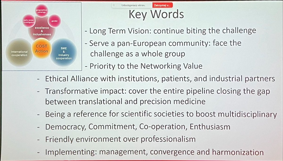 Angela Lamarca (@drangelalamarca) on Twitter photo #VincenzoCardinale on what <a href="/CcaEns/">ENS-CCA</a> achieved on prior #COSTAction <a href="/CholangioNet/">EURO-CHOLANGIO-NET</a>
👉expert consensus
👉clinical impact
👉patient education
👉training
Lessons learned applied for <a href="/PrecisionBTCnet/">Precision-BTC-Network</a> to be even more sucesfull
Our #focus: our #patients
#Krakow <a href="/JesusMBanales/">Jesus Bañales</a> <a href="/rirmacias/">Rocío IR Macías</a> #VincenzoCardinale on what <a href="/CcaEns/">ENS-CCA</a> achieved on prior #COSTAction <a href="/CholangioNet/">EURO-CHOLANGIO-NET</a>
👉expert consensus
👉clinical impact
👉patient education
👉training
Lessons learned applied for <a href="/PrecisionBTCnet/">Precision-BTC-Network</a> to be even more sucesfull
Our #focus: our #patients
#Krakow <a href="/JesusMBanales/">Jesus Bañales</a> <a href="/rirmacias/">Rocío IR Macías</a>
