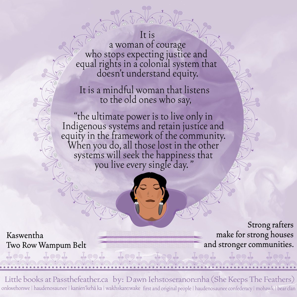 passthefeather's tweet photo. Good morning. In honour of 'Canada Day' and 'Independence Day', I'm sharing the groundwork for healthy and happy Indigenous communities. I'm so proud to be Kanienkéha:ka. XO

#matrilineal
#happiness
#haudenosaunee

https://t.co/M9X3HsI5gv https://t.co/xYphD2wtFs
