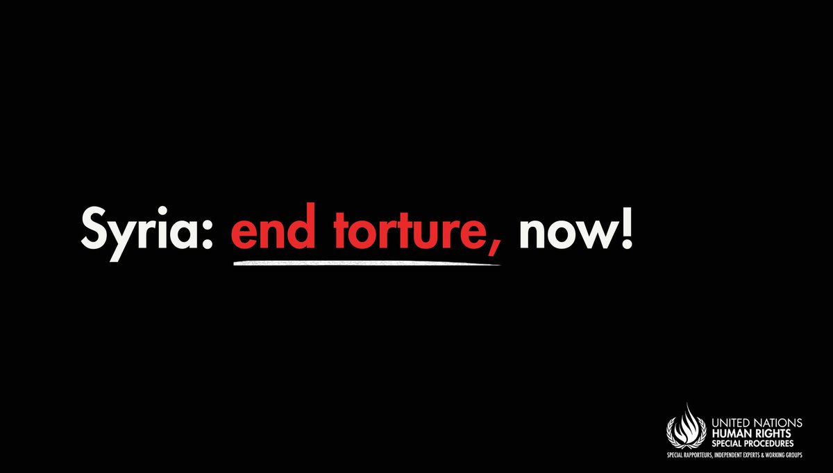 UN_SPExperts's tweet photo. #Syria must implement the provisional measures ordered by the @CIJ_ICJ and take action to eradicate all forms of torture and ill-treatment in the country, - UN Special Rapporteur on torture @DrAliceJEdwards

https://t.co/sdQqpYSh0w https://t.co/XGB0J3qO8h