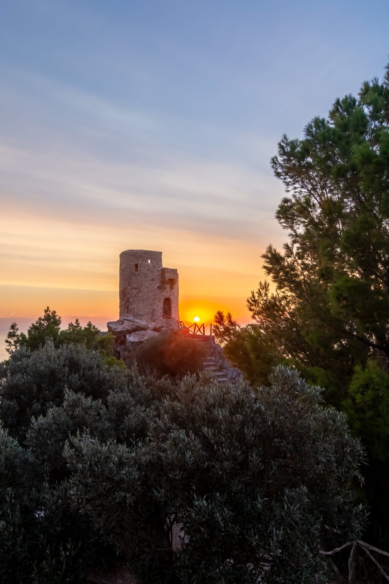Torre Verger: una relíquia del s. XVI a la serra de Tramuntana 🏰

També coneguda com a talaia des Verger, és un testimoni històric de l'antiga xarxa de senyalització costanera de #Mallorca. Amb la seva planta circular i sageteres, et transporta a temps de vigilància i defensa.🌊