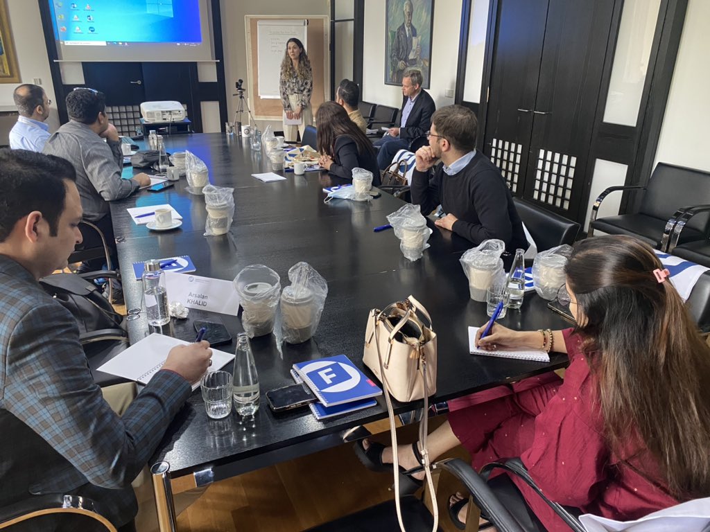BirgitLamm's tweet photo. Happy to take a group of prominent media professionals from #Pakistan to @fnfreiheit head office in Germany @fnfpakistan https://t.co/CwSHC2gNSG