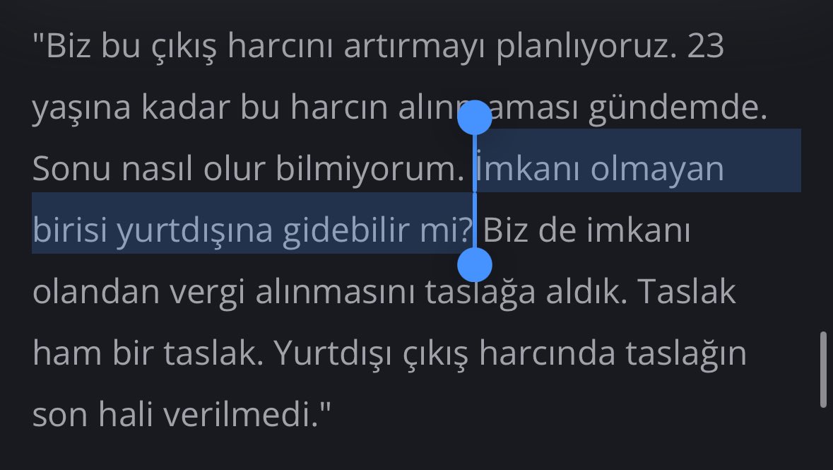 fkadev's tweet photo. İmkanı olmayanın yurtdışına gidememe sebebi sizsiniz zaten. Yani normal bir şeyi ekonomik politikalarınızla lüks haline getirip “zaten bu lüks o yüzden yüksek vergi alalım” demek neresinden baksan milleti aptal yerine koymak. https://t.co/EbUdmRc163
