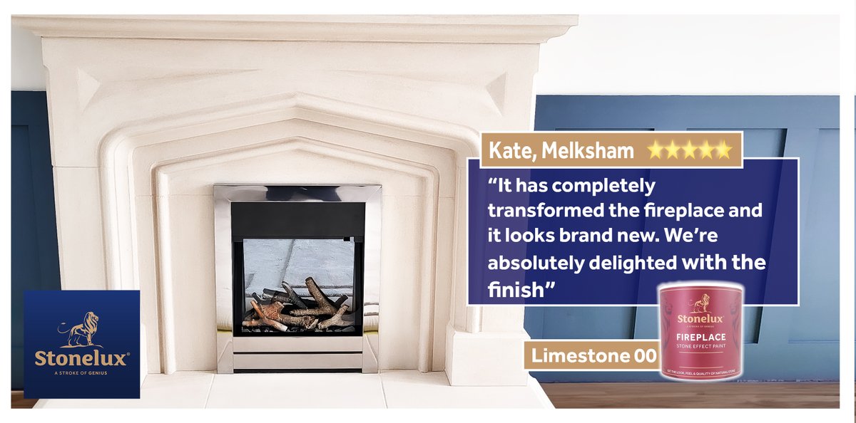 Transform your fireplace today with Stonelux Fireplace Paint - ⭐️⭐️⭐️⭐️⭐️

👉 …lux-stone-effect-paints.myshopify.com/products/firep…

#Stonelux #paint #fireplace #diy #homerenovation #homeinspo #5star