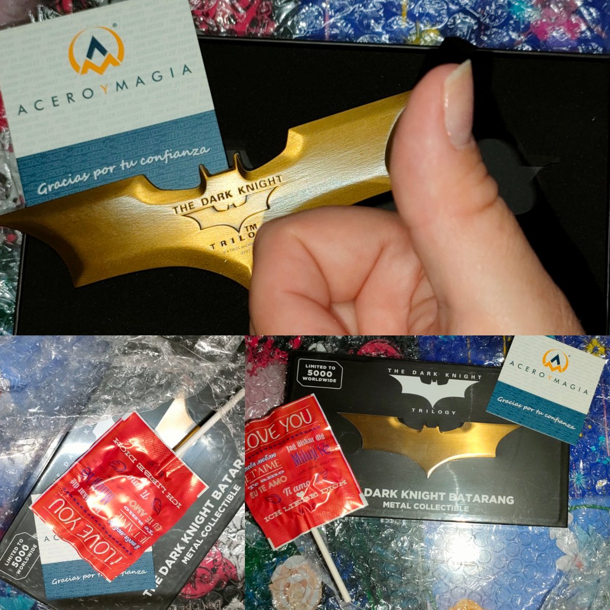 ¡Flipante! y con detallito extra 🥰 de <a href="/AceroyMagia/">Acero y Magia</a> 
Listo para el mueble expositor. 🎉