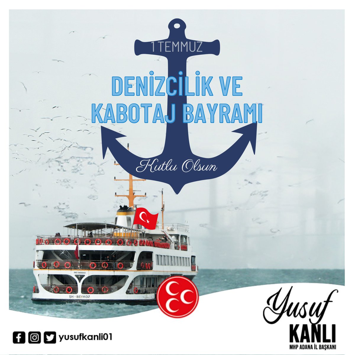 01_mhp's tweet photo. 1 Temmuz Kabotaj ve Denizcilik Bayramı Kutlu Olsun! https://t.co/ipNMgJUUtB