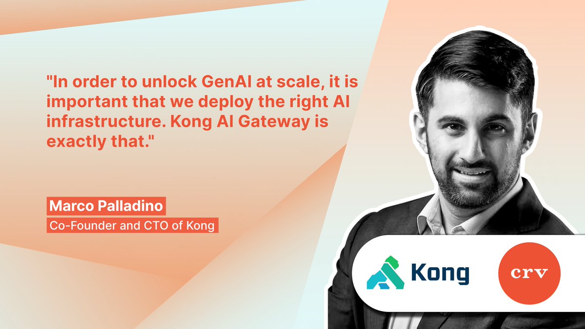 CRV's tweet photo. Infrastructure is key 🔑 to taking full advantage of the GenAI wave according to @kong's @subnetmarco. https://t.co/M9Ndtziyyr #CRVVC #PowerToTheDeveloper https://t.co/epg2vDsfiE