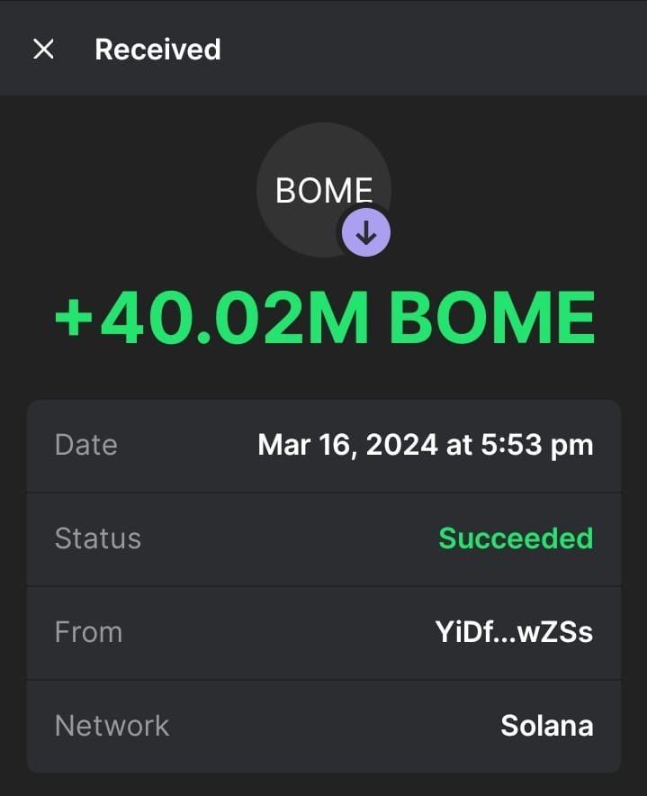 Mr. Crypto Whale π (@mrcryptoxwhale) on Twitter photo Sending some $BOME to first 2000 wallets in the comments !!
Drop your $SOL address ππ»
Like, follow <a href="/Whalepump/">Whale Pumps</a> π & retweet !
Check your wallet in 24 hours ! Sending some $BOME to first 2000 wallets in the comments !!
Drop your $SOL address ππ»
Like, follow <a href="/Whalepump/">Whale Pumps</a> π & retweet !
Check your wallet in 24 hours !