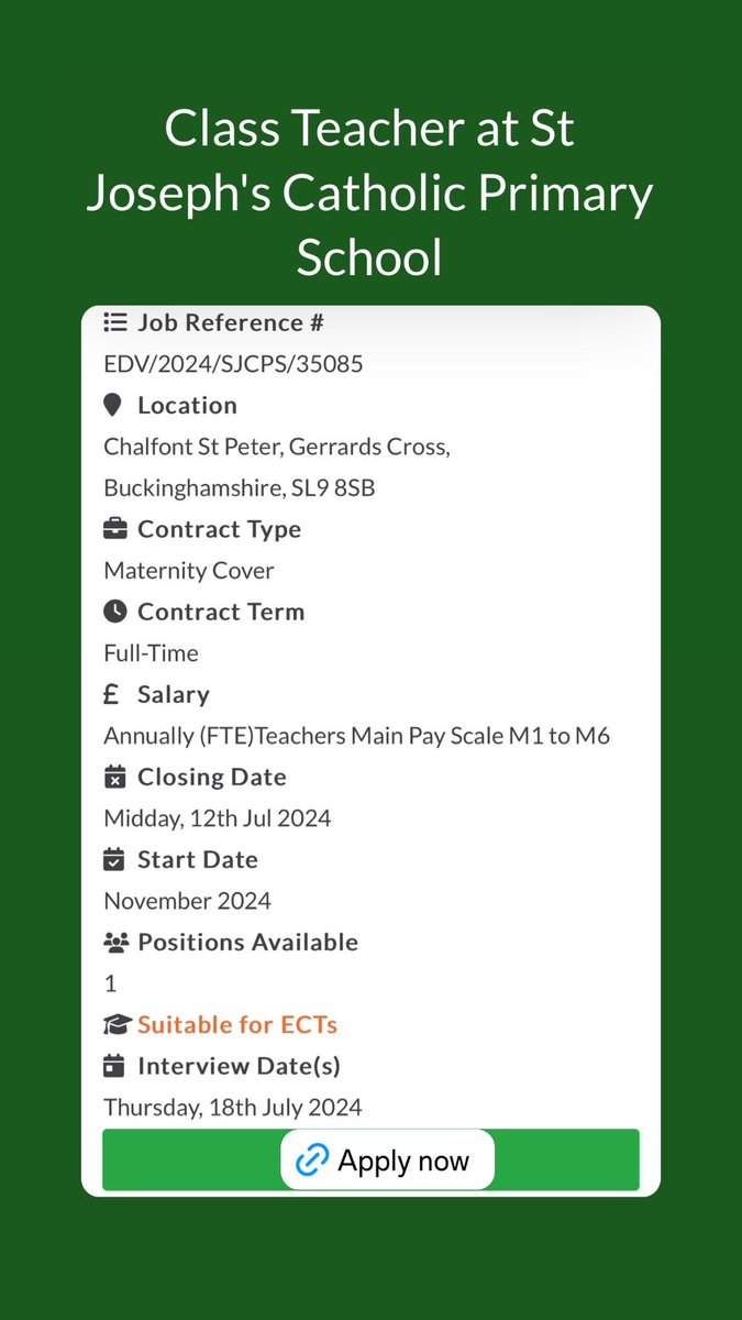 A fantastic opportunity to join our wonderful team! 
mynewterm.com/jobs/148671/ED…