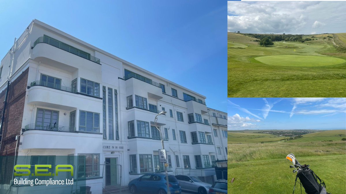 When the weathers good and you're testing in Brighton you may as well get a few holes in.
#Brighton #Golf #Construction