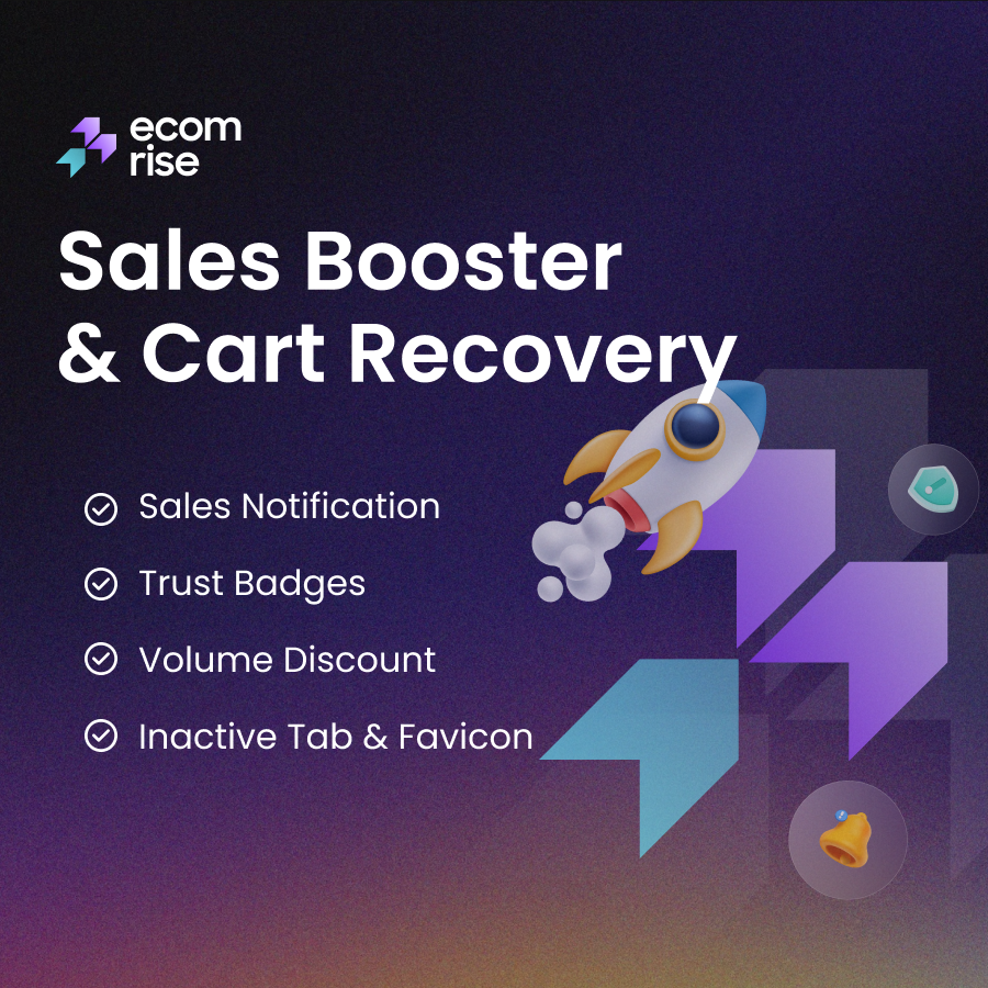 🌟 Meet our partner: EcomRise: Boost Sales Pro🌟 

This all-in-one marketing tool is packed with features to skyrocket your sales and keep customers coming back for more. 💖 

Try EcomRise today and achieve conversion rate greatness! lnkd.in/gZuaas2f