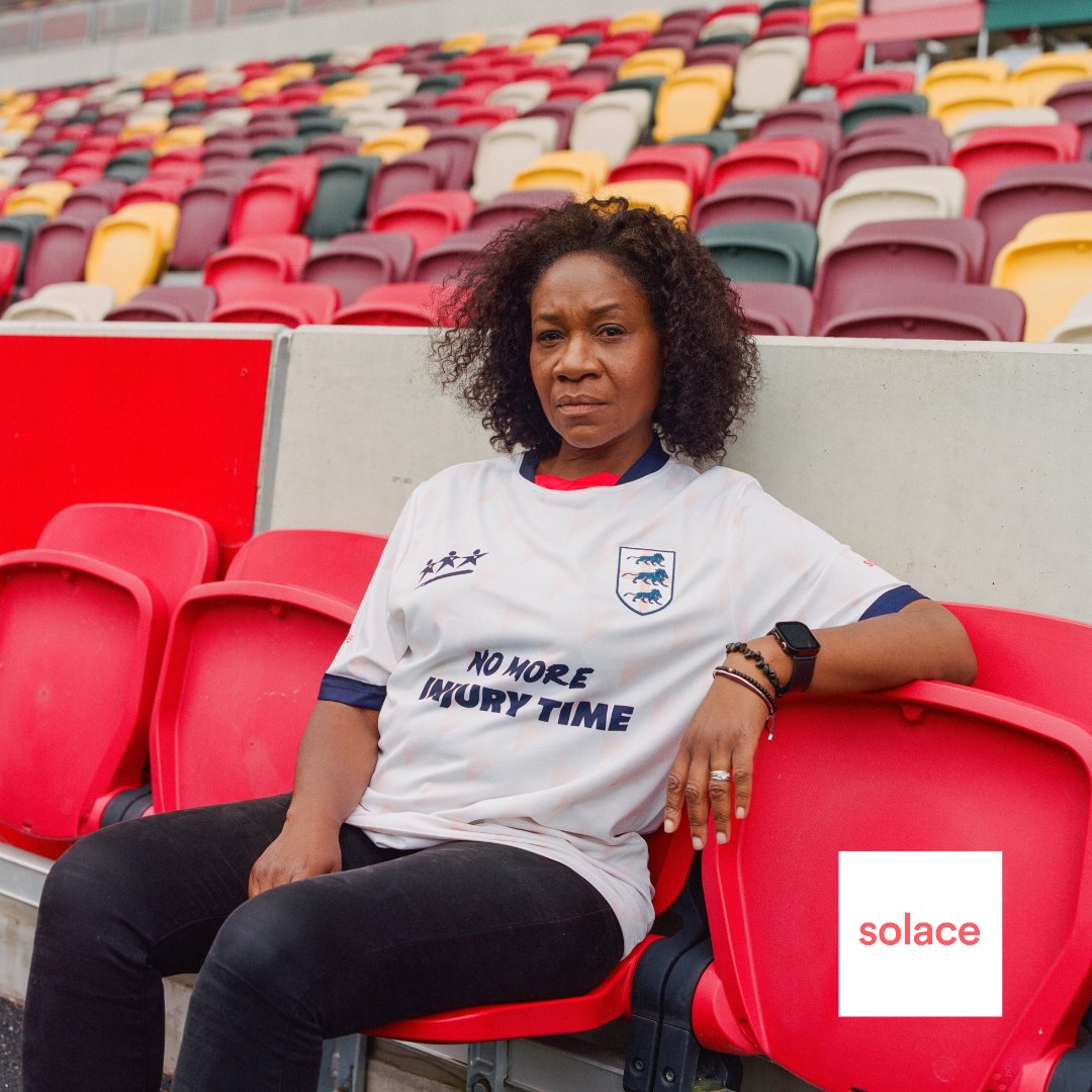 SolaceWomensAid's tweet photo. Win, lose or draw, domestic abuse increases after England play. While it’s just a game for some, for many women and their families, the stakes are much higher. Help us offer vital support by donating now https://t.co/0za0yFloML #EndVAWG #DomesticAbuse #EURO2024 #NoMoreInjuryTime https://t.co/JGyFi9KNwl