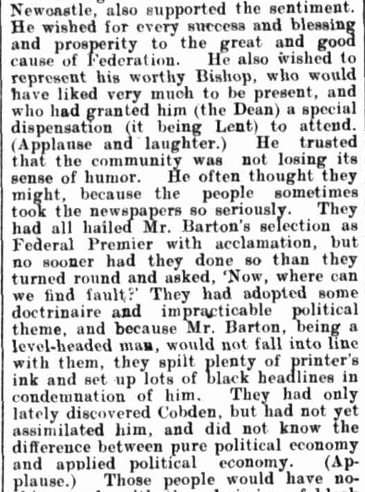 AustAnglican's tweet photo. 1 July 1900: the Rt Revd John Francis (Jack) Stretch, previously an Assistant Bishop in Brisbane, is installed @newycathedral as as second Dean of Newcastle (and Assistant Bishop in the Diocese of Newcastle). #anglican #124years In 1906 he went on to become Bishop of Newcastle. https://t.co/xfLiAhoYtp