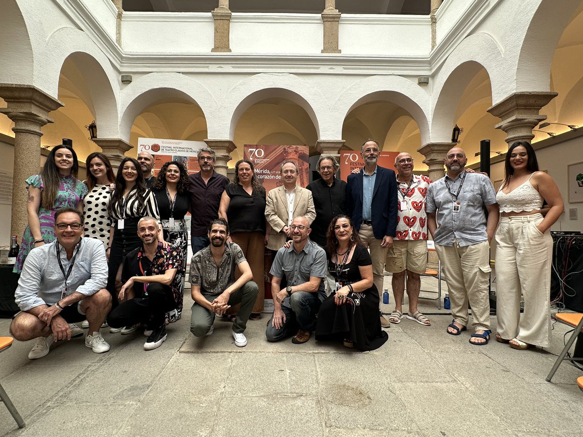 Festival_Merida's tweet photo. 🔸🤣 ¡La comedia ha llegado a #Merida70 con ‘𝐋𝐚 𝐀𝐩𝐚𝐫𝐢𝐜𝐢𝐨́𝐧’, una coproducción del #Festival con la compañía extremeña @VerboProduccion!

#Comedia
#Menandro
#FestivaldeMerida https://t.co/cqTsjgJdLy
