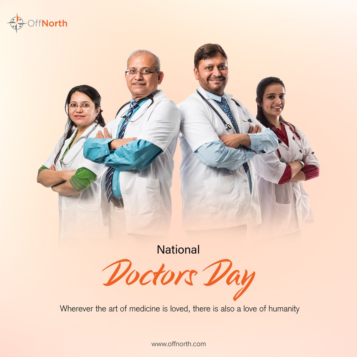 OffNorth_In's tweet photo. Celebrating National Doctors Day! 🤗

Honoring the heroes in white coats🩺  who make a difference every day. Thank you💙 to all the doctors🩺  for your dedication and care. You are true heroes!

#NationalDoctorsDay #OffnorthFashions #Organicclothing #Sustainable #Premiumclothing https://t.co/ZiAfBgmD4p