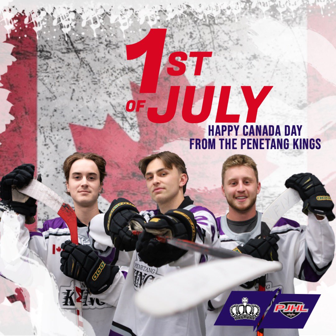 The Penetang Kings would like to wish all Canadians a very happy Canada Day!  We are proud and thankful to be living in the greatest country in the world!

#CheckMate👑 
#LongLiveTheKings 
#CanadaDay🇨🇦