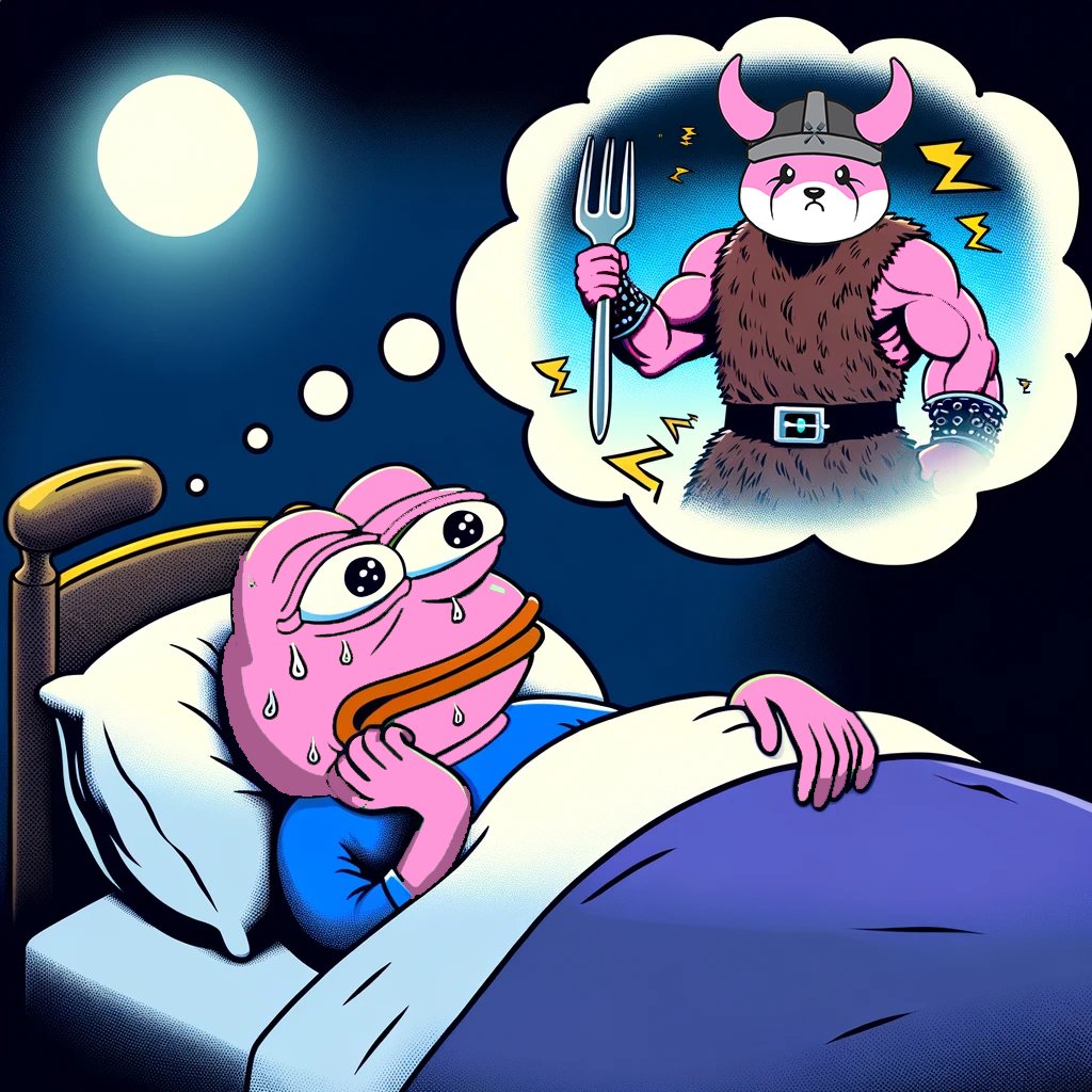 Argyrophobia is the fear of silvery things, especially silverware. This phobia is usually triggered back in the early childhood, like getting poked by a fork.

#ForkThePork $FORK 💭 $PORK