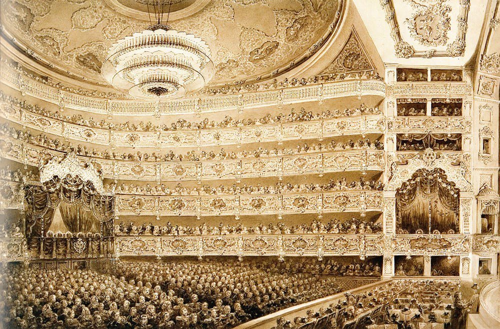 Bên trong nhà hát Bolshoi Kamenny 1783