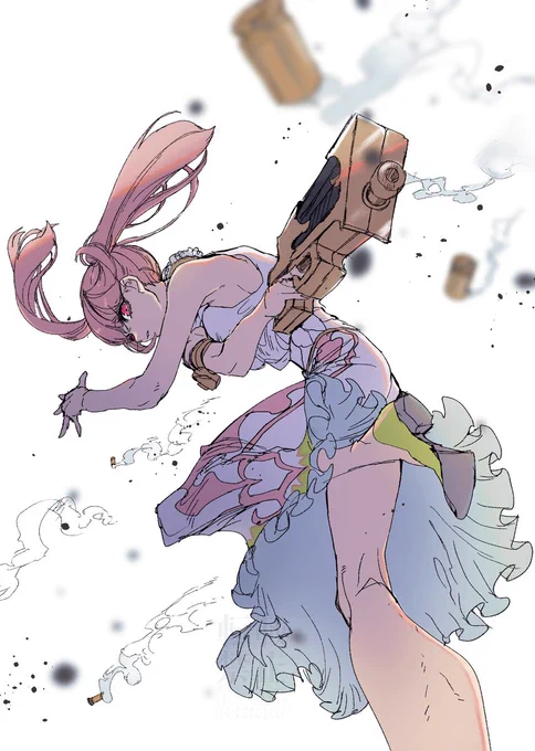 怖い女 大好き!!ちょうどバレットアーツ出てきてマモン様実装した頃くらいのやつかなこれらは。初期バレットアーツ女子みんなトリガーハッピーでかわいいぜ 