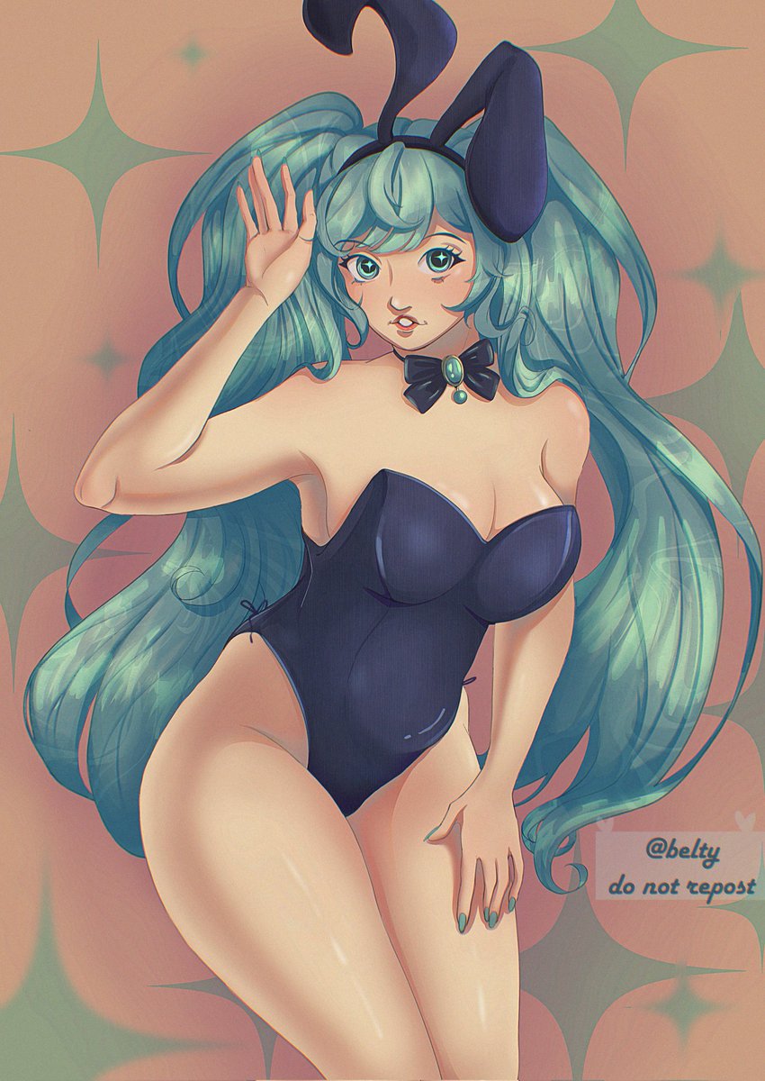 belty__'s tweet photo. Hatsune Miku in bunny suite https://t.co/w1sk6G9bbs