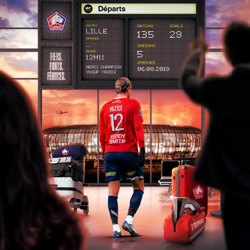losclive's tweet photo. Bonne route, @yaziciyusuf97 ❤️

Après 135 matchs, 29 buts et 15 passes décisives toutes compétitions confondues sous le maillot lillois, Yusuf Yazıcı quitte le LOSC.

À l’heure où nos chemins se séparent, remercions Yusuf Yazıcı pour tout ce qu’il a apporté au LOSC 🏆