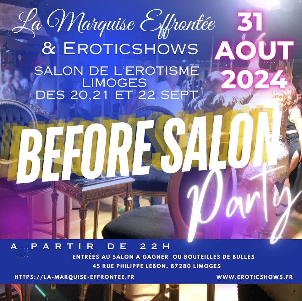 Nous serons de Retour sur limoges pour un peu plus de folies, un peu plus de cadeaux avec nos partenaires ... le 31 Aout 2024 ... 22h ... Notez déjà la date dans vos agendas ...