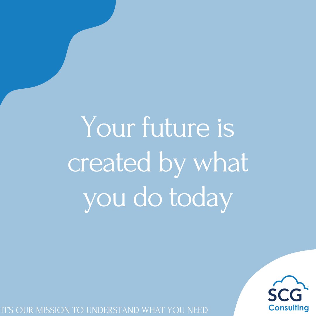 The best way to predict your future is to create it! Wishing you all a productive week working towards your goals🏅.

#scgconsulting #goalchaser #motivationmonday