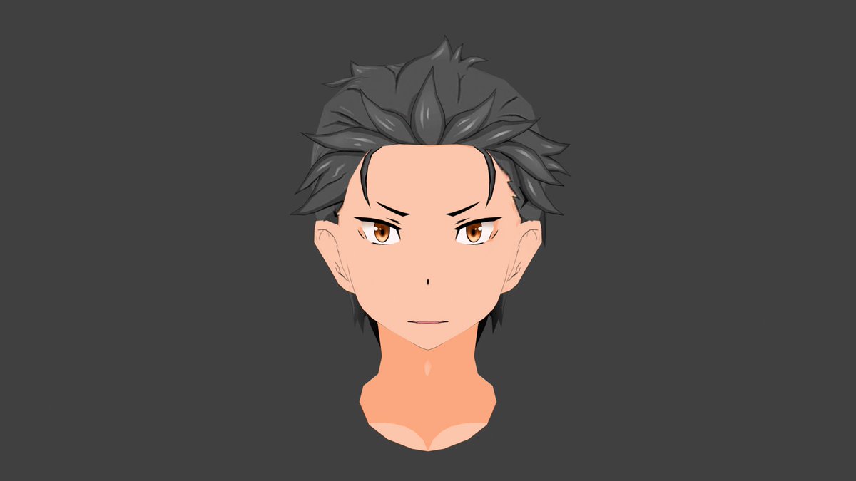 FirstStartGames's tweet photo. I think this is a good way to practice, just grab a low budget model and try to match the original anime by editing normals, topology and changing a bit of the textures.

#3dartwork #blender #rezero #anime #natsukisubaru https://t.co/K0wrwcCgPO