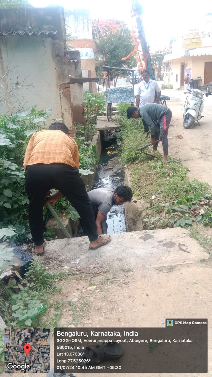 De silting in ward no 12 Shettyhalli