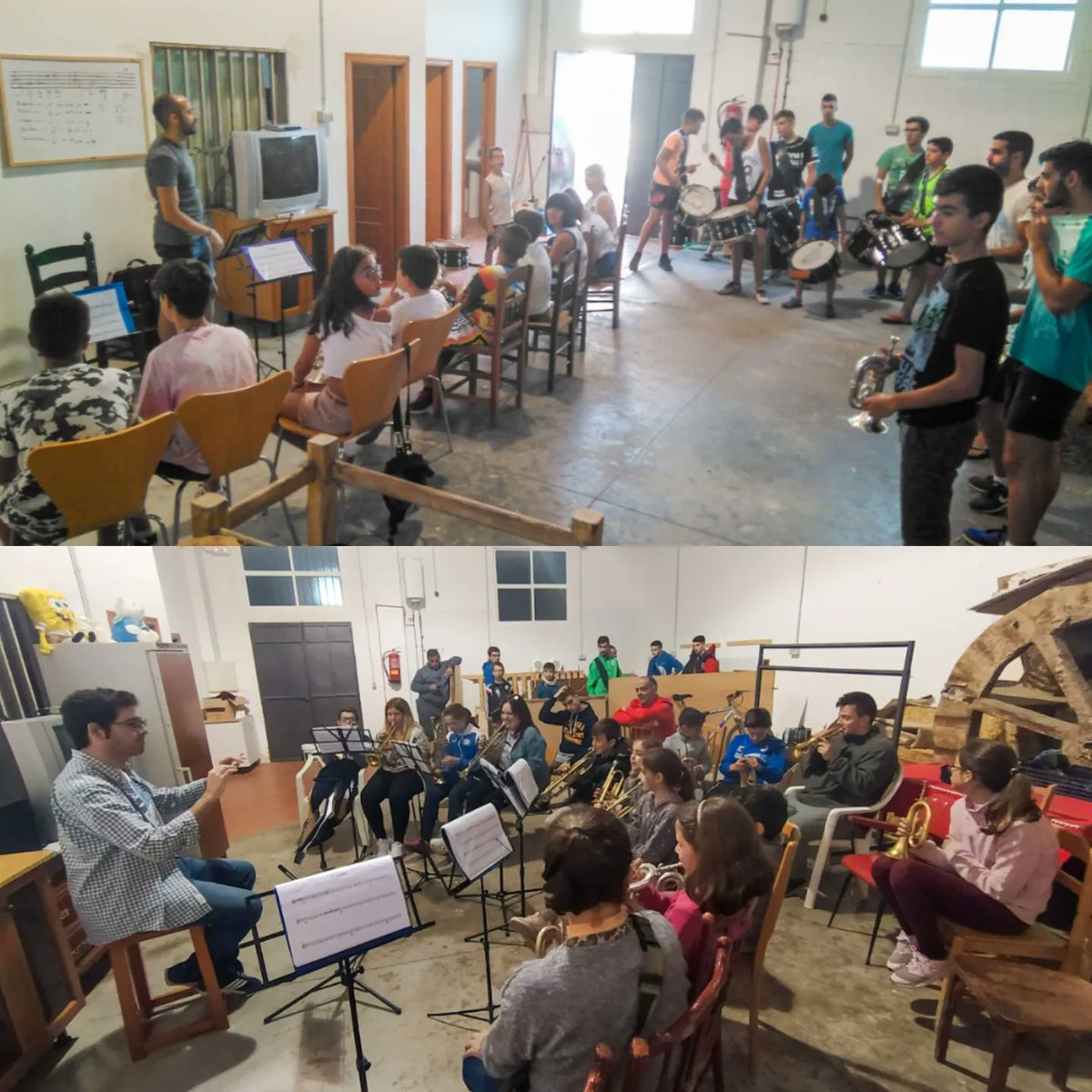 Desde nuestra formación queremos felicitar por sus graduaciones en el Conservatorio Superior de Música en la especialidad de "Composición" a @SergioPastor85 con quién comenzamos nuestro camino, y quien nos dejó en manos de su amigo y compañero <a href="/sergyroman/">Sergy Roman Vazquez</a> nuestro actual director