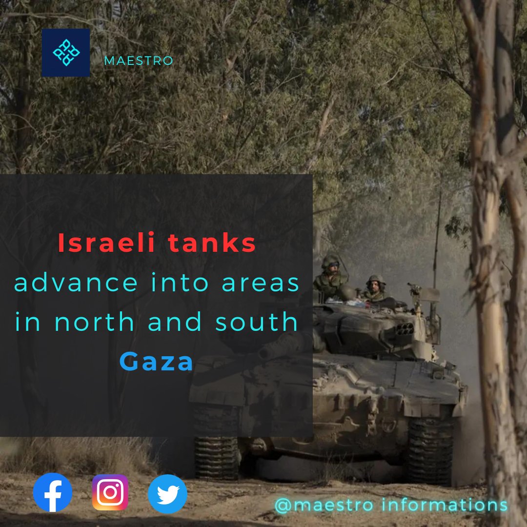 Maestroinfoo's tweet photo. #israel #tanks #advance #gaza 
CAIRO/GAZA, June 30 - Israeli forces advanced further on Sunday into the Shejaia neighbourhood of northern Gaza and also pushed deeper into western and central Rafah in the south, killing at least six Palestinians and destroying several homes, https://t.co/zEpOXEigGq