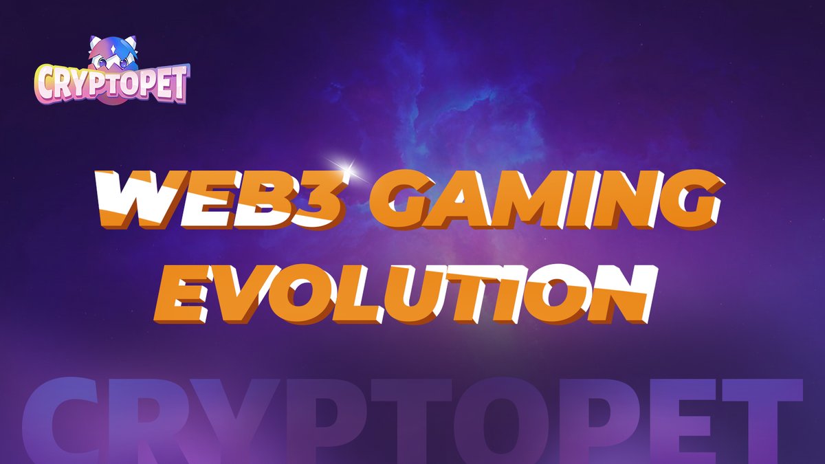 CryptoPet157775's tweet photo. Step into the Web3 gaming evolution:     

👷 From gamer to co-builder.    
💸 From receiving to owning.
👑 From playing to leading.
✨One thing never change: having fun!

This is what  #CryptoPet is all about.

#GameFi #Crypto #Web3 #Metaverse #AI #SocialFi https://t.co/M5AmgobsSp