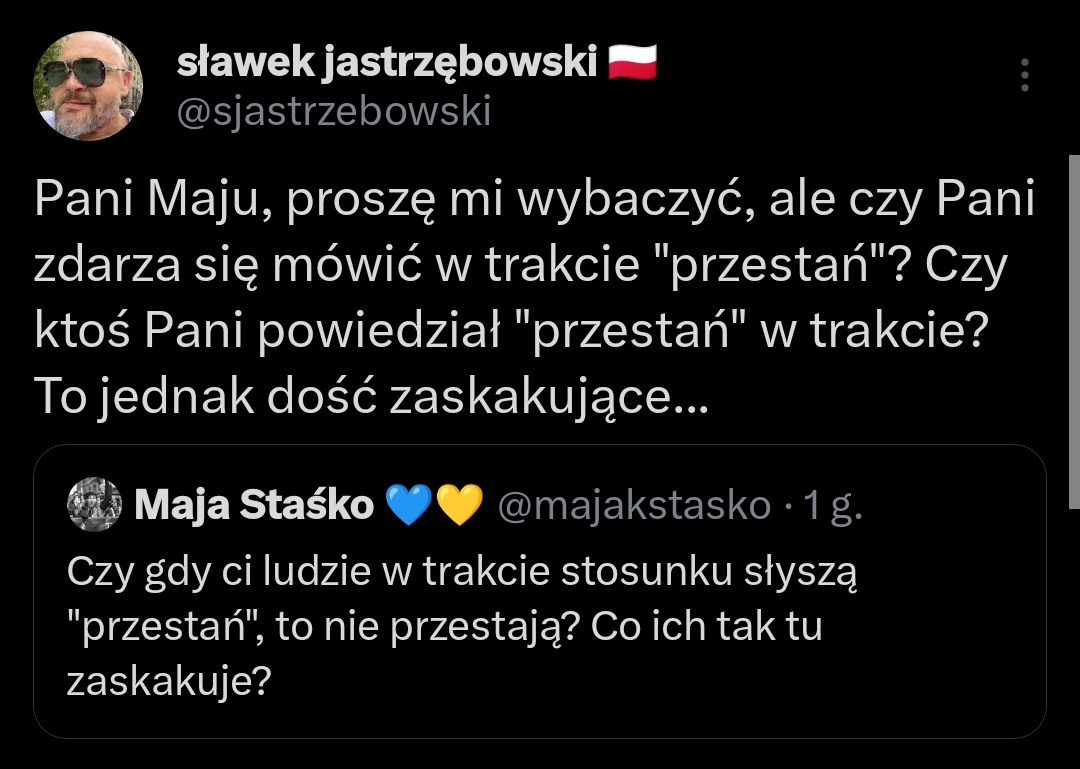 heretyczka_'s tweet photo. Przerażające, że dorosłym chłopom trzeba tłumaczyć sytuację w której kobieta może powiedzieć "przestań" podczas stosunku. https://t.co/F5qgMSeLlK