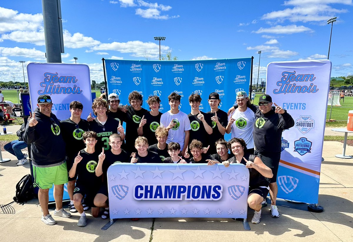 Spiders Lacrosse Club (@spiders_lc) on Twitter photo Congratulations to the Spiders 2026 Green team (Coach Gebler & Coach Ockerman) for winning the Championship at the <a href="/TeamILLacrosse/">Team IL Lacrosse</a> Invitational this weekend. Congratulations to the Spiders 2026 Green team (Coach Gebler & Coach Ockerman) for winning the Championship at the <a href="/TeamILLacrosse/">Team IL Lacrosse</a> Invitational this weekend.