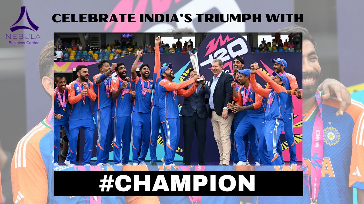 IndiaNebula's tweet photo. The celebrations have begun in Barbados 📷
A round of applause for the ICC Men's T20 World Cup 2024 winning side - Team INDIA 📷 📷
#T20WorldCup | #TeamIndia | #SAvIND https://t.co/YzOO4BWllD