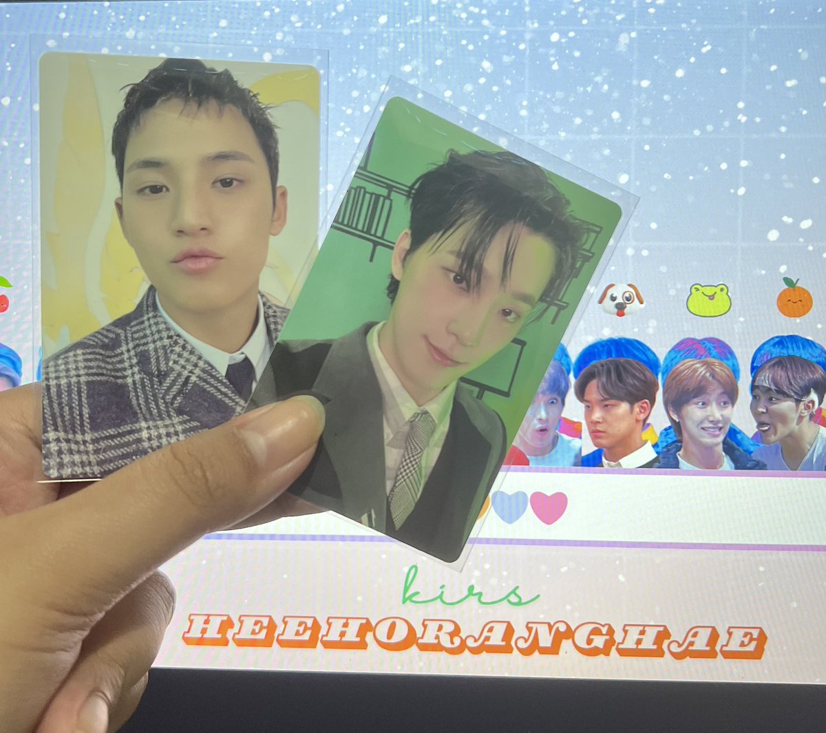 heehoranghae's tweet photo. GYUCHAN GA 💎

     ✨  1 winner of Mingyu &amp; Dino Here Ver.
     ✨  mbf
     ✨  like and rt 
    
🌼 Ends on July 7 (11:59PM PHT)
🌼 winner must shoulder sf https://t.co/L9E9kRuIMb