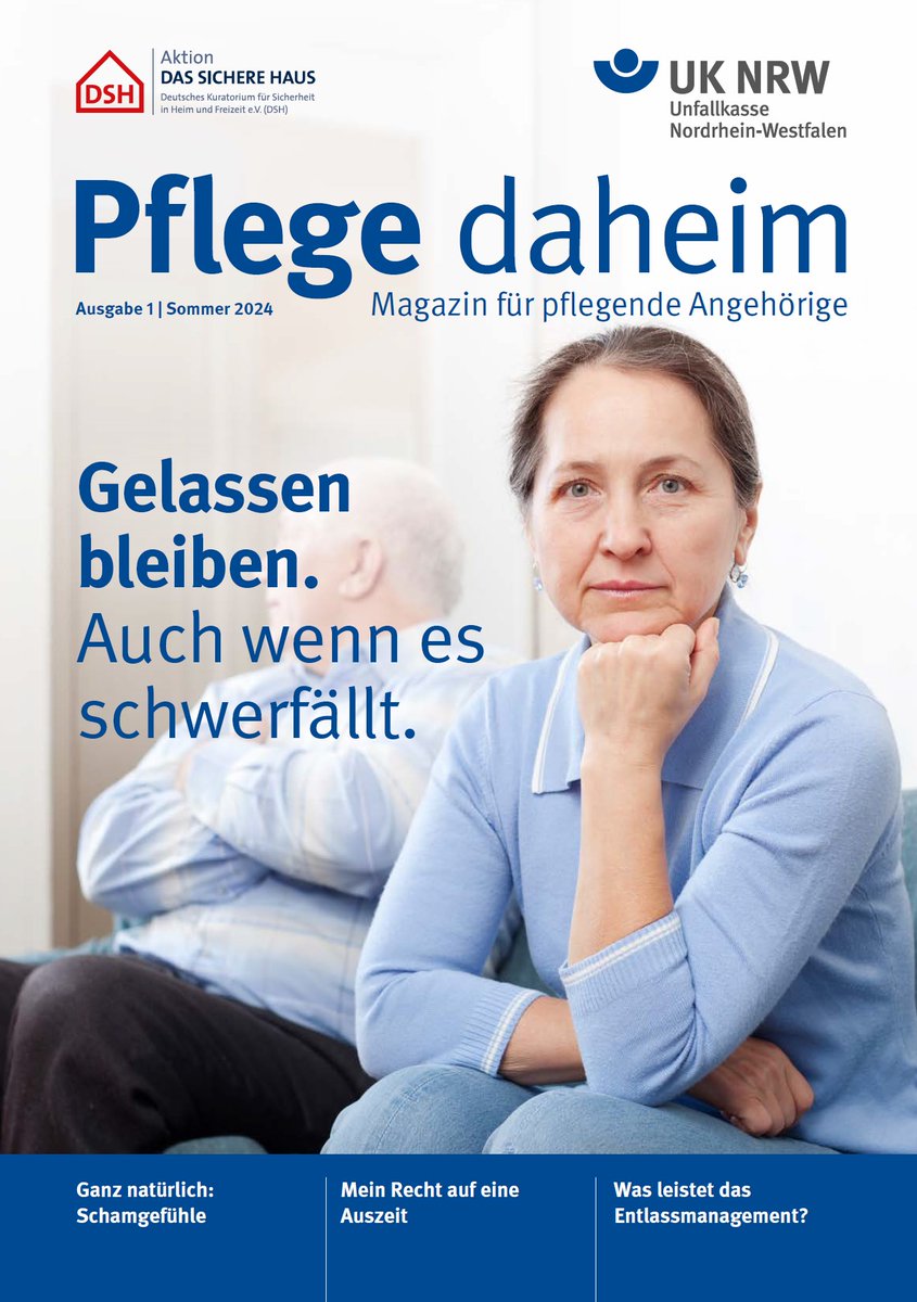 Die neue Ausgabe unseres Magazins "#Pflege daheim" ist online.
Infos und kostenloser PDF-Download: bit.ly/4bqqX7G
Oder Ausgabe auf dem Tablet oder Handy lesen - einfach via App "Kiosk UK NRW"  bit.ly/3yyzfdx
@AktionDSH